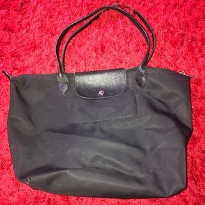 Black Longchamp Tote